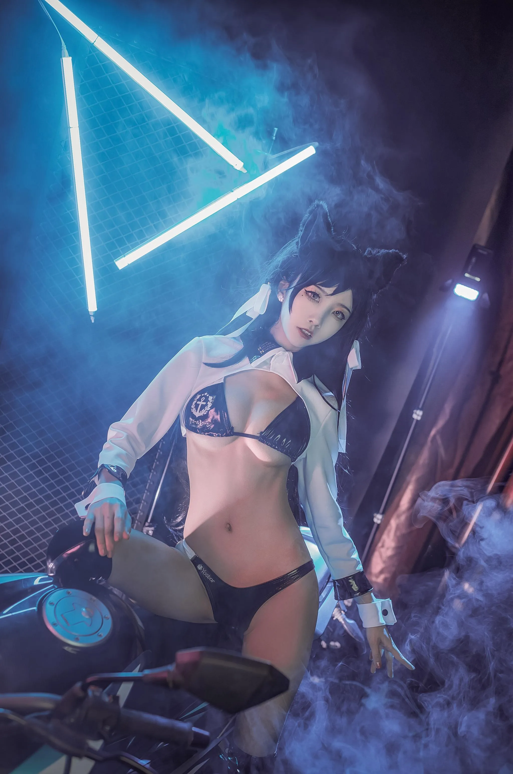 水淼 – NO.04 爱宕犬 机车 [17P]插图3